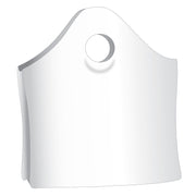 Plastic Grab & Go Bags - Large White - 16" x 16" x 8"