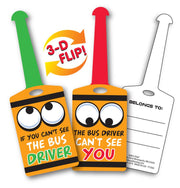 ID Tag - 3D Flip Bus Safety