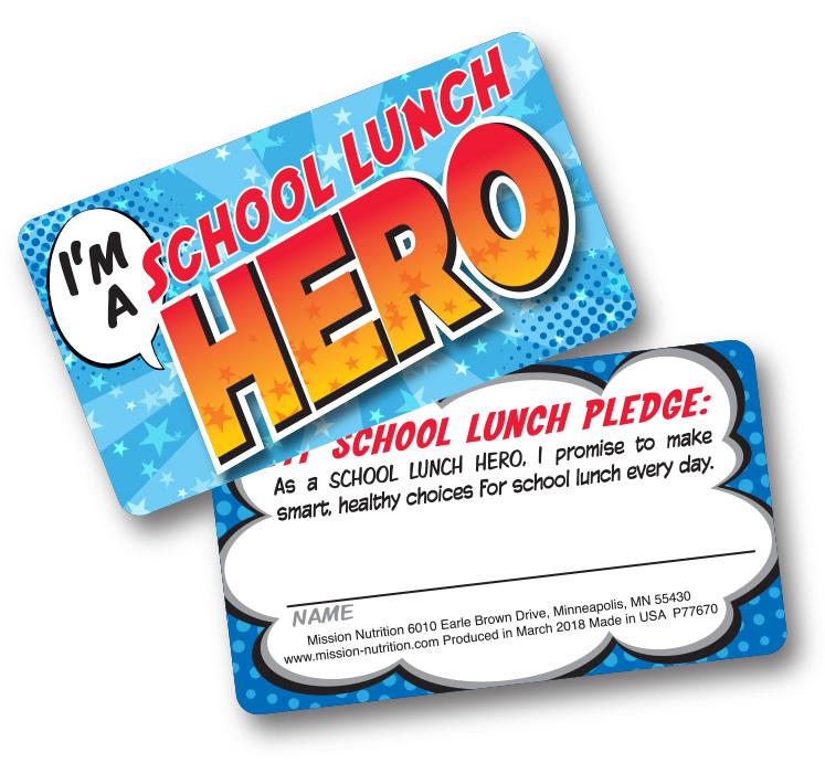 Membership Card - School Lunch Hero Club